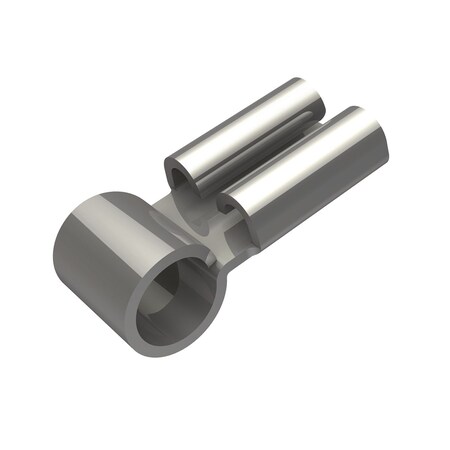 Burndy Brass Flag Style Female Quick Disconnect, 16-14 AWG, Tin Plated FL1425X03D